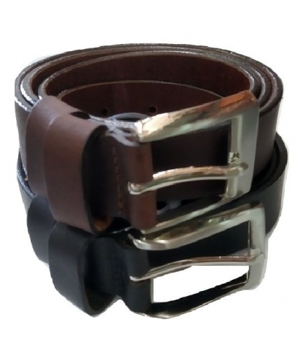 Ανδρική ζώνη μαύρη και καφέ 3cm