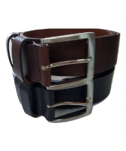 Ανδρική ζώνη μαύρη, καφέ και ταμπά 4cm