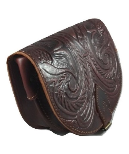 Γυναικεία τσάντα χιαστή πυρογραφία