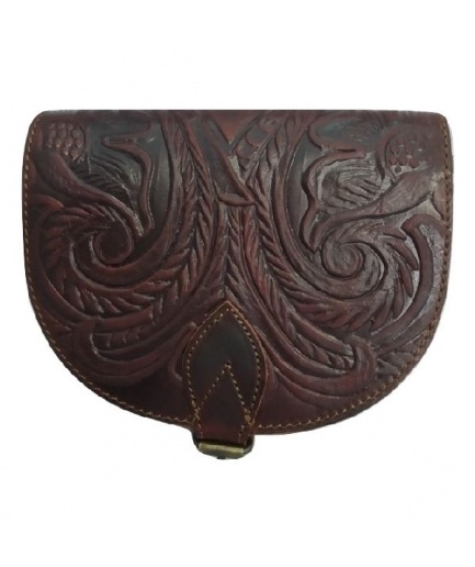 Γυναικεία τσάντα χιαστή πυρογραφία