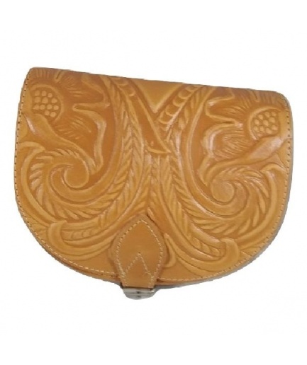 Γυναικεία τσάντα χιαστή πυρογραφία