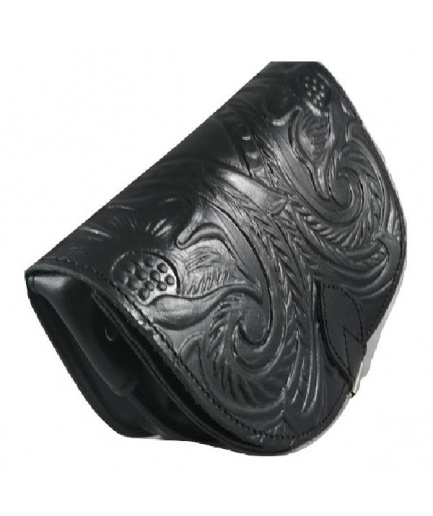 Γυναικεία τσάντα χιαστή πυρογραφία