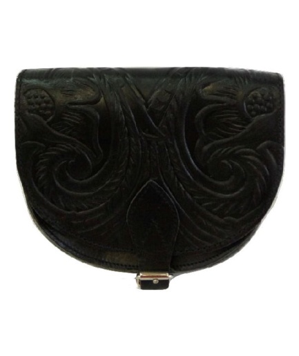 Γυναικεία τσάντα χιαστή πυρογραφία