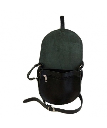 Γυναικεία τσάντα χιαστί με πυρογραφία