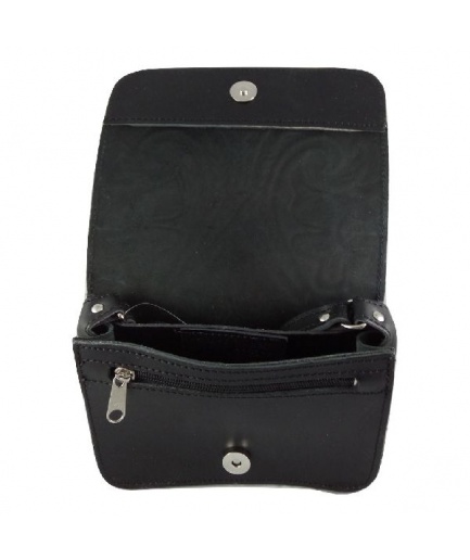 Γυναικεία τσάντα χιαστί με μαγνήτη με πυρογραφία