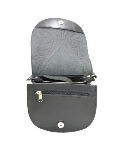 Γυναικεία τσάντα χιαστί με πυρογραφία