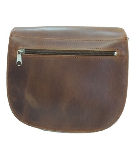 Τσάντα γυναικεία χιαστί με πυρογραφία