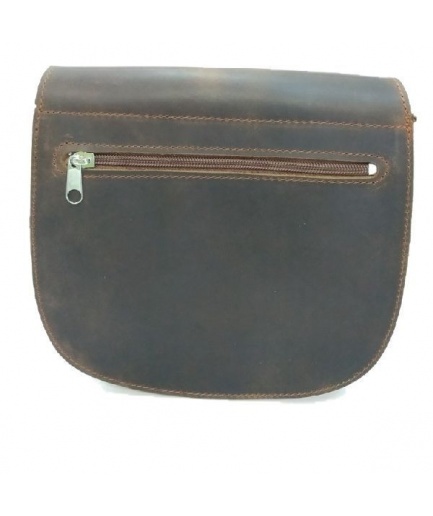 Τσάντα γυναικεία χιαστί με πυρογραφία