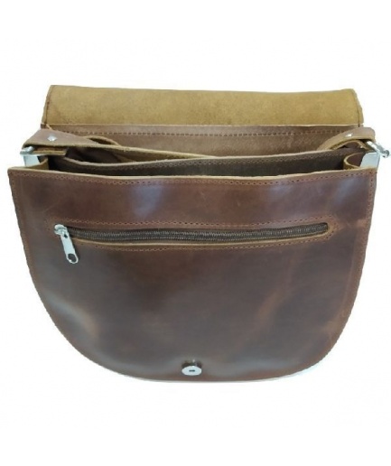 Γυναικεία τσάντα με πυρογραφία